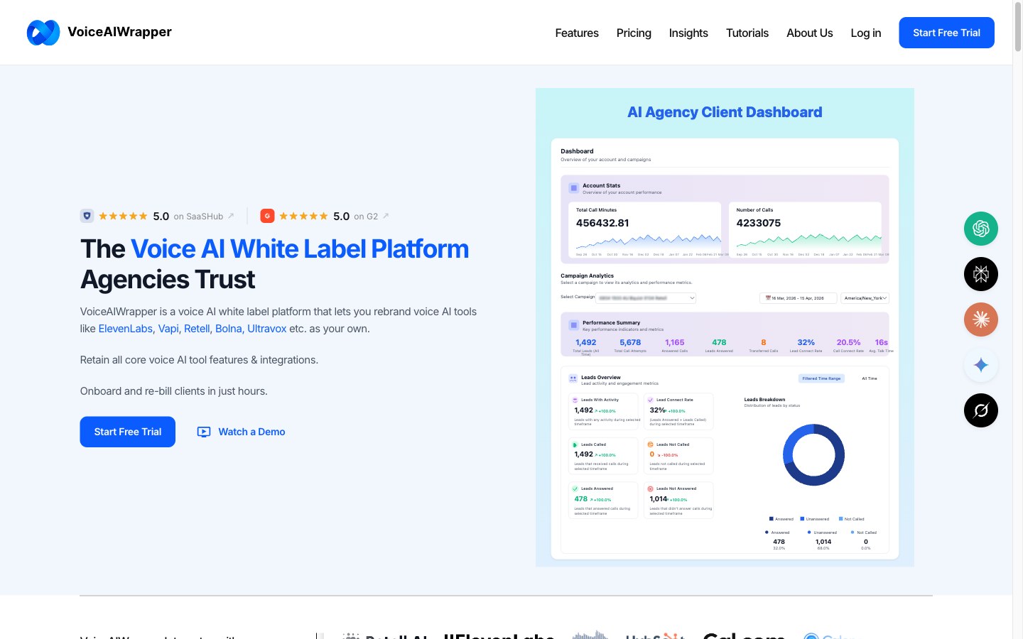 VoiceAIWrapper, live in production